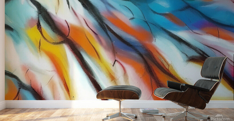 Branched Light. Abstract. Wall Murals