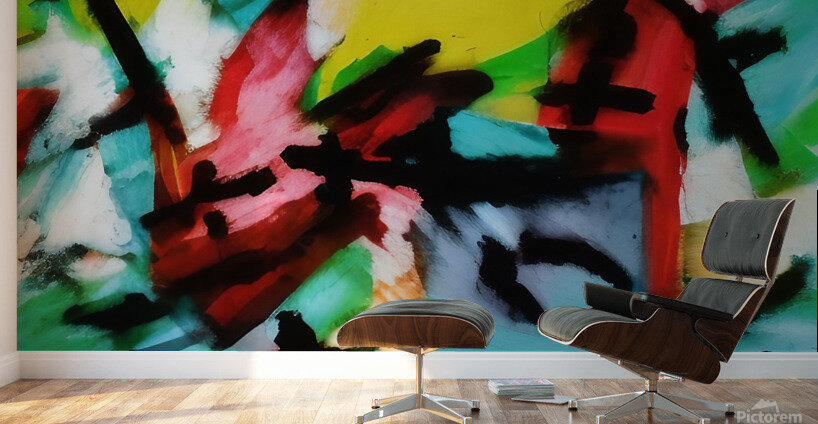 Nature Walk. Abstract. Wall Murals