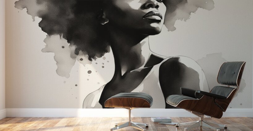 Silhouette of Strength Collection 1 - The Artful Mane 1 Wall Murals