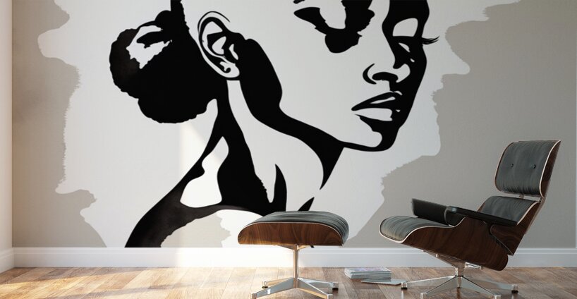 Silhouette of Strength Collection 1 - The Artful Mane 2 Wall Murals
