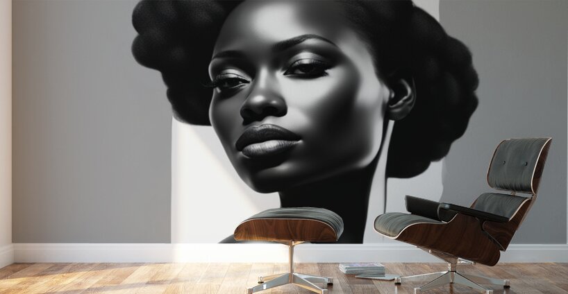 Silhouette of Strength Collection 1 - The Artful Mane 11 Wall Murals