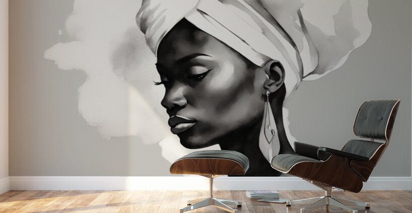 Silhouette of Strength Collection 1 - The Artful Mane 12 Wall Murals