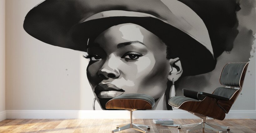 Silhouette of Strength Collection 1 - The Artful Mane 17 Wall Murals