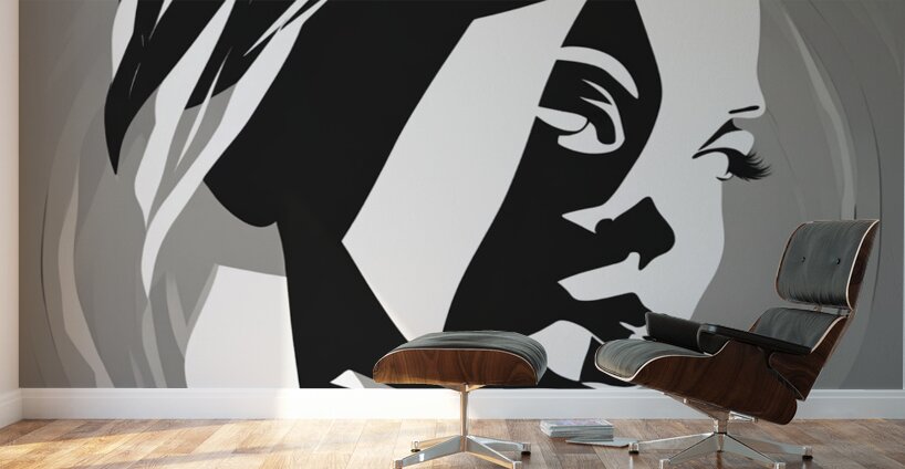 Silhouette of Strength Collection 1 - The Artful Mane 18 Wall Murals