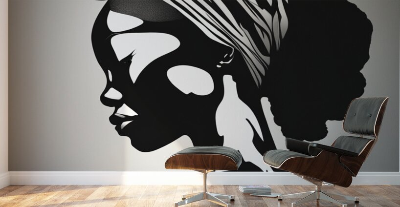 Silhouette of Strength Collection 1 - The Artful Mane 26 Wall Murals
