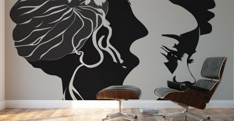 Silhouette of Strength Collection 1 - The Artful Mane 29 Wall Murals