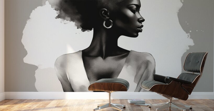Silhouette of Strength Collection 1 - The Artful Mane 31 Wall Murals