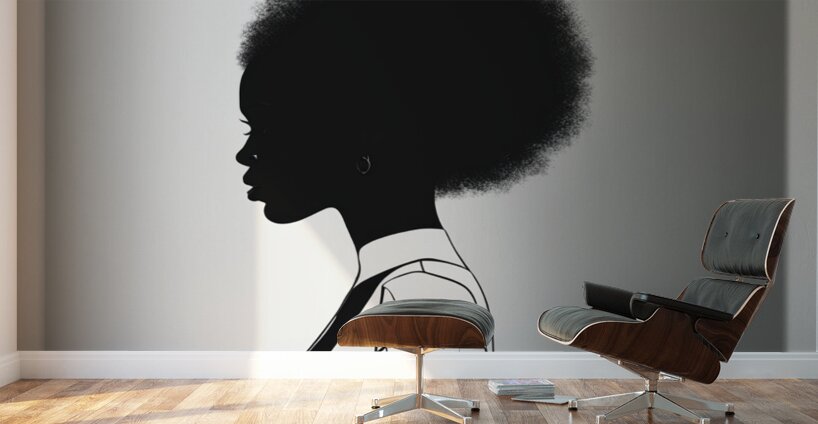Silhouette of Strength Collection 1 - The Artful Mane 34 Wall Murals