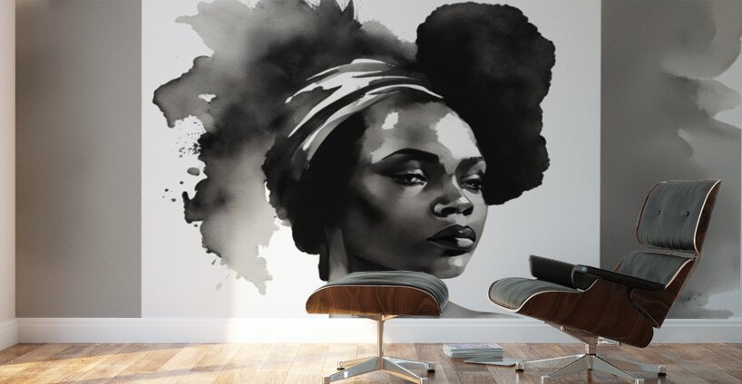 Silhouette of Strength Collection 1 - The Artful Mane 36 Wall Murals