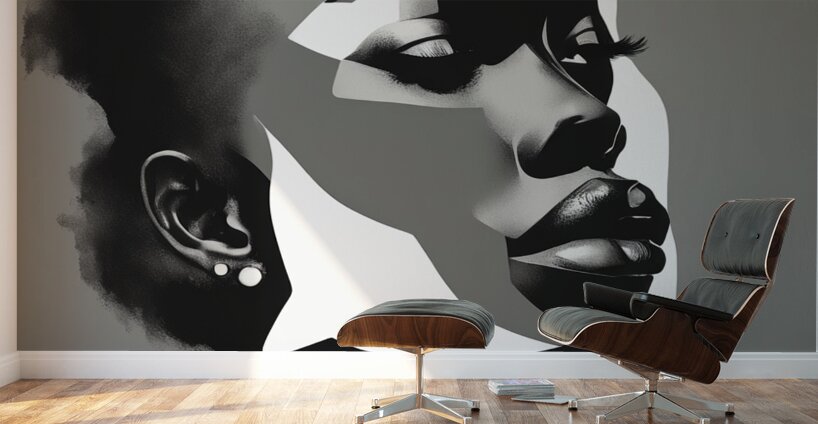 Silhouette of Strength Collection 1 - The Artful Mane 41 Wall Murals