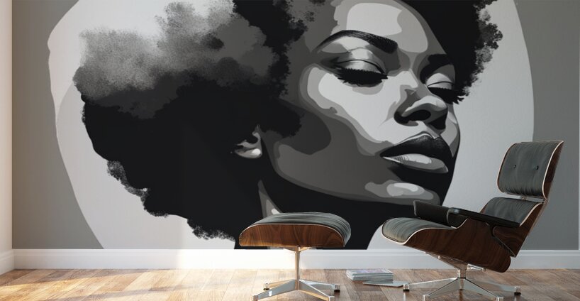 Silhouette of Strength Collection 1 - The Artful Mane 49 Wall Murals
