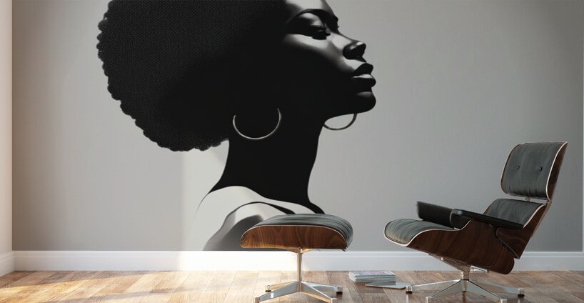 Silhouette of Strength Collection 1 - The Artful Mane 50 Wall Murals