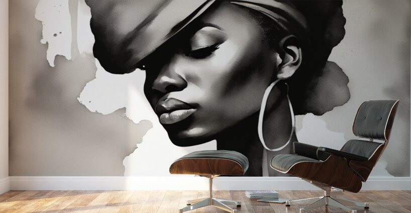Silhouette of Strength Collection 1 - The Artful Mane 55 Wall Murals