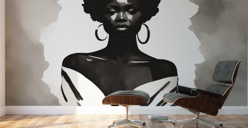 Silhouette of Strength Collection 1 - The Artful Mane 56 Wall Murals