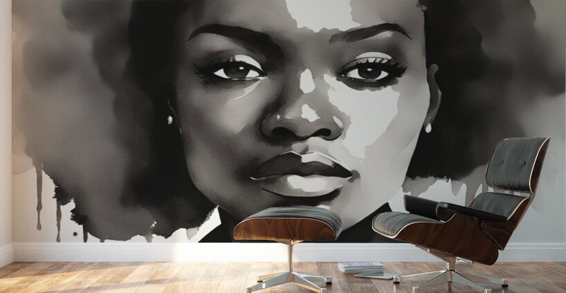 Silhouette of Strength Collection 1 - The Artful Mane 57 Wall Murals