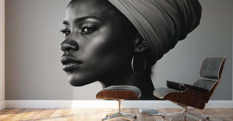 Silhouette of Strength Collection 1 - The Artful Mane 58 Wall Murals