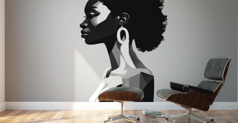 Silhouette of Strength Collection 1 - The Artful Mane 59 Wall Murals