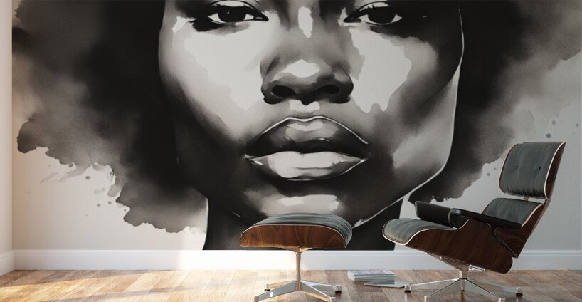 Silhouette of Strength Collection 1 - The Artful Mane 63 Wall Murals