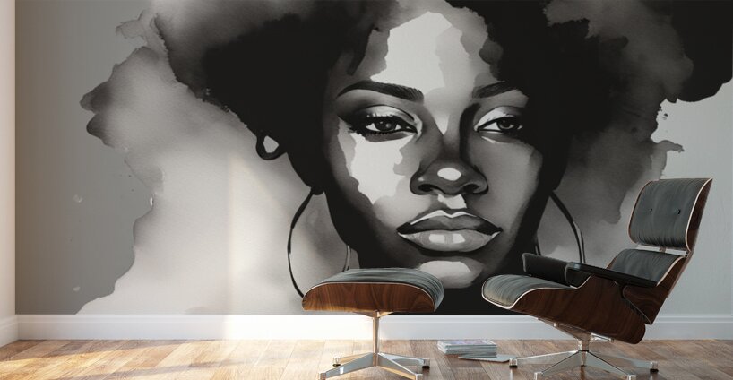 Silhouette of Strength Collection 1 - The Artful Mane 67 Wall Murals