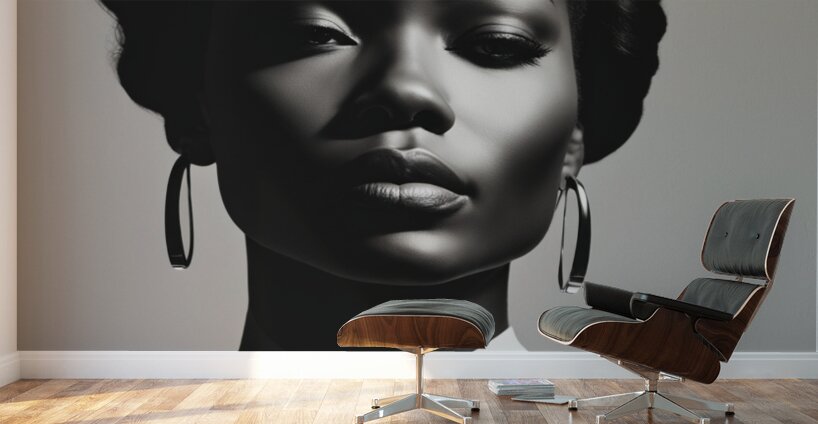 Silhouette of Strength Collection 2 - The Artful Mane 9 Wall Murals