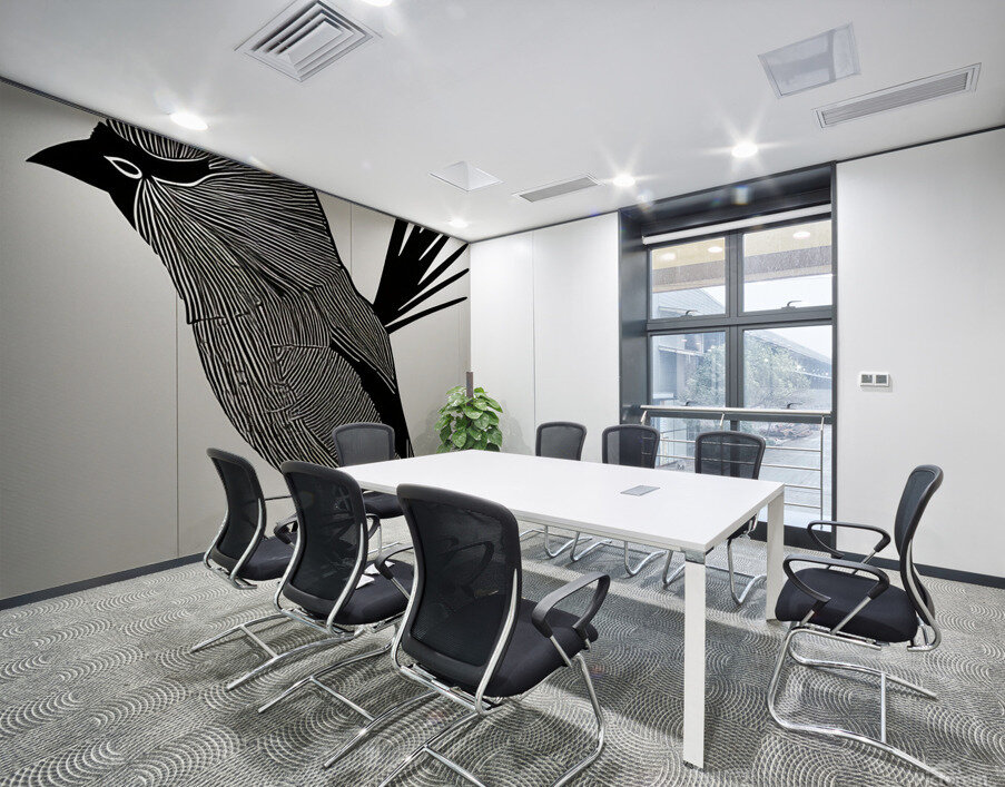 Memorized. Cardinal. Wall Printing