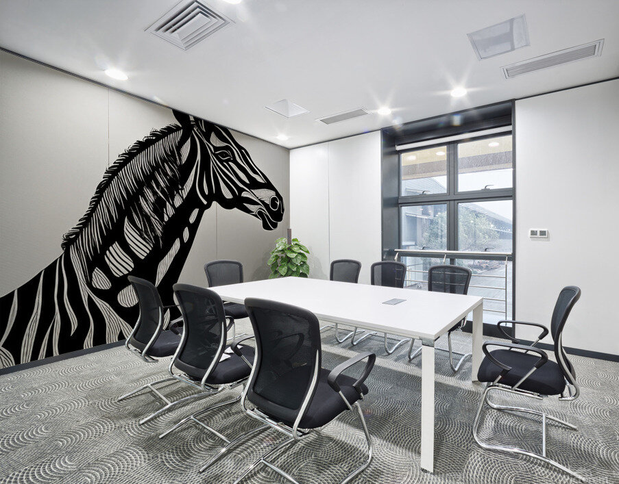 Jackson. Black Stallion. Wall Printing