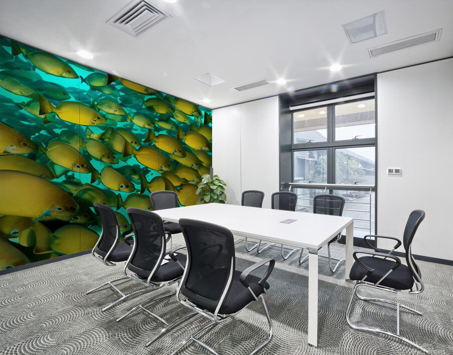 Infiltrated.  Wall Printing