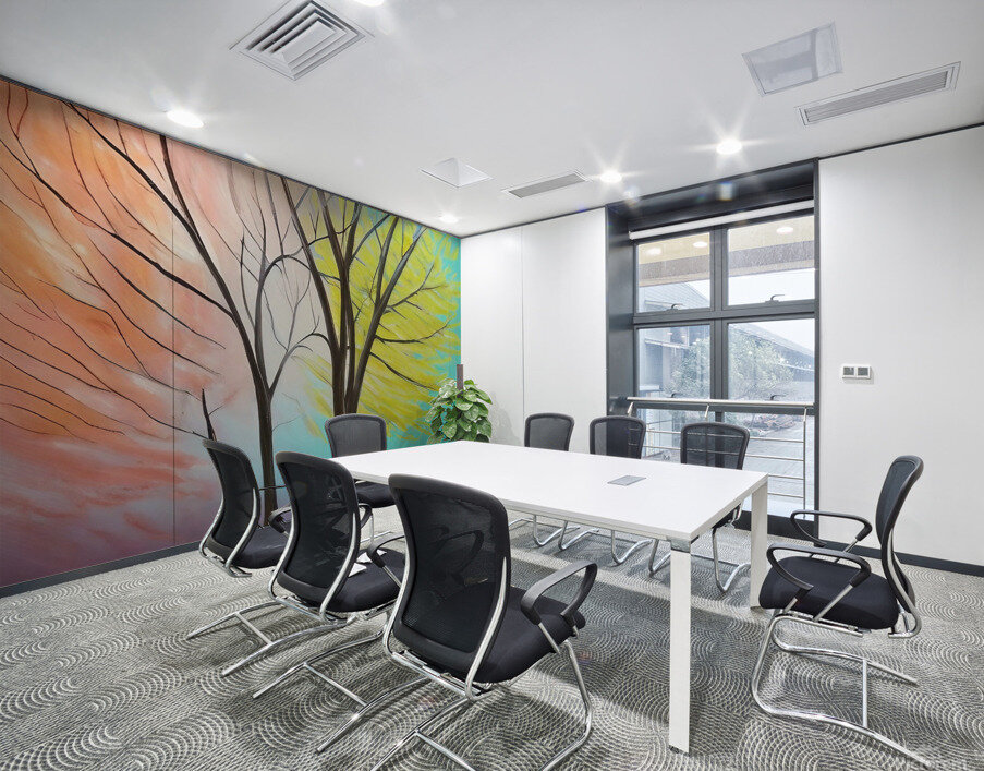 A Walk in Paradise. Abstract.  Wall Printing