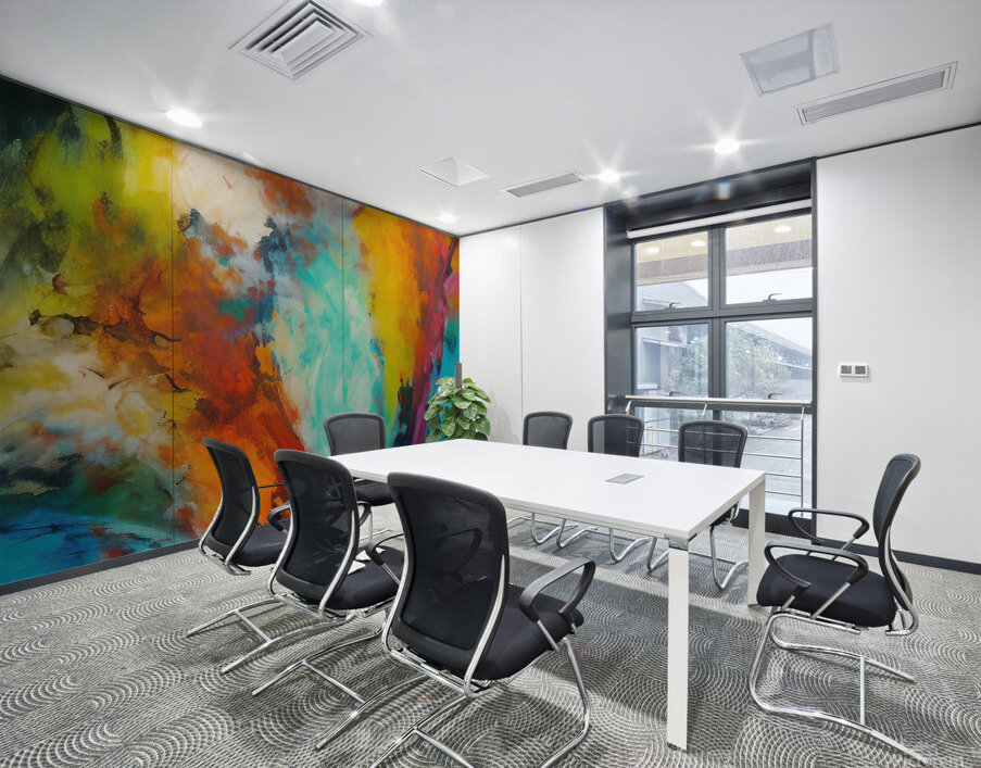 Dispersed Visions. Abstract.  Wall Printing