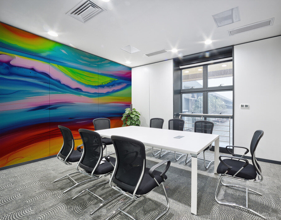 Good Morning. Abstract. Wall Printing