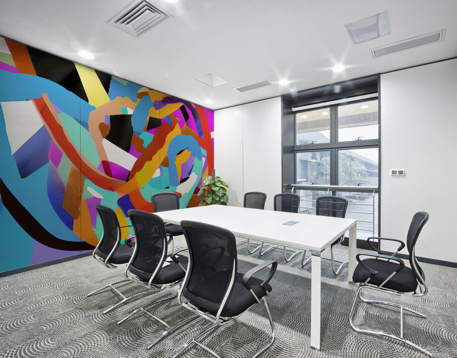 Tristed. Abstract. Wall Printing