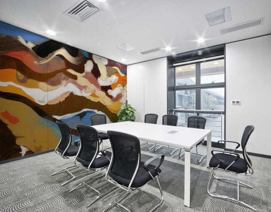 Mountain View. Painting Wall Printing