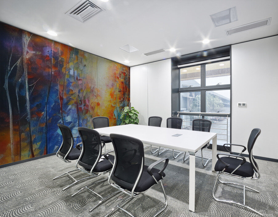 Destined. Abstract.  Wall Printing