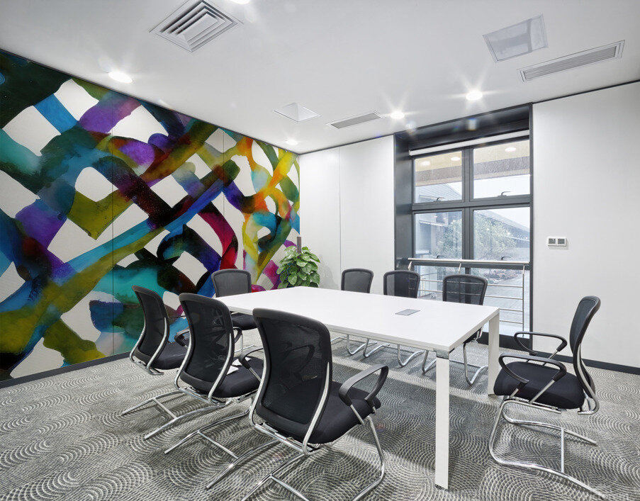 Criss Cross. Abstract. Wall Printing