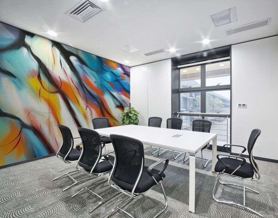 Branched Light. Abstract. Wall Printing