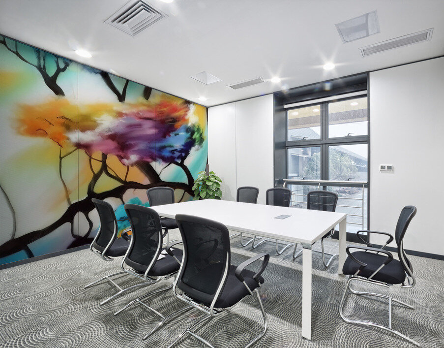 Hommage. Abstract. Wall Printing