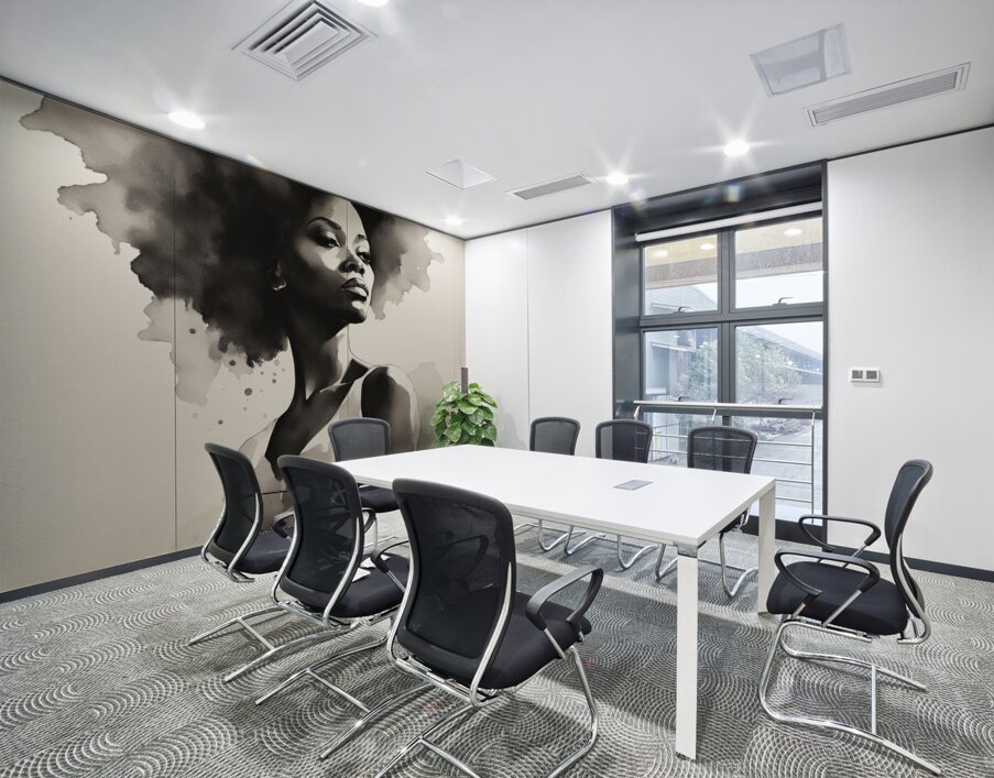 Silhouette of Strength Collection 1 - The Artful Mane 1 Wall Printing