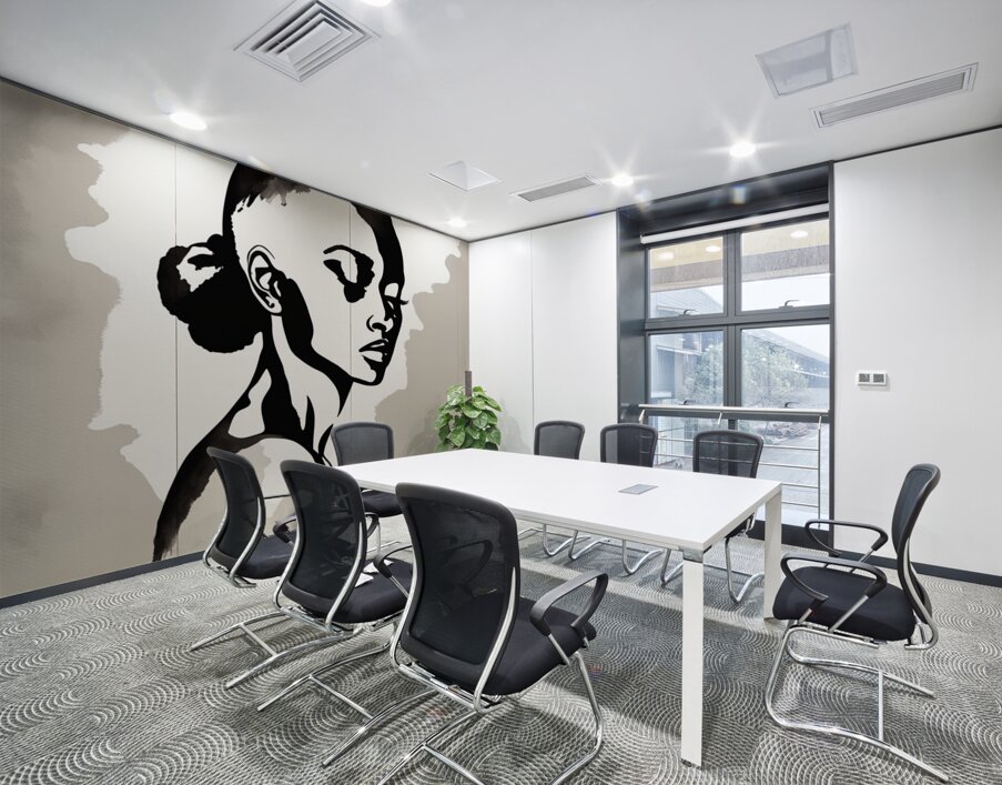 Silhouette of Strength Collection 1 - The Artful Mane 2 Wall Printing