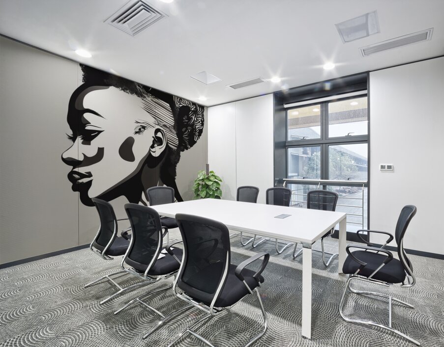 Silhouette of Strength Collection 1 - The Artful Mane 3 Wall Printing