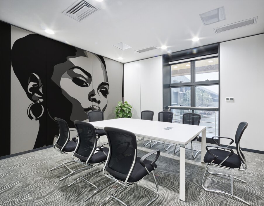 Silhouette of Strength Collection 1 - The Artful Mane 4 Wall Printing