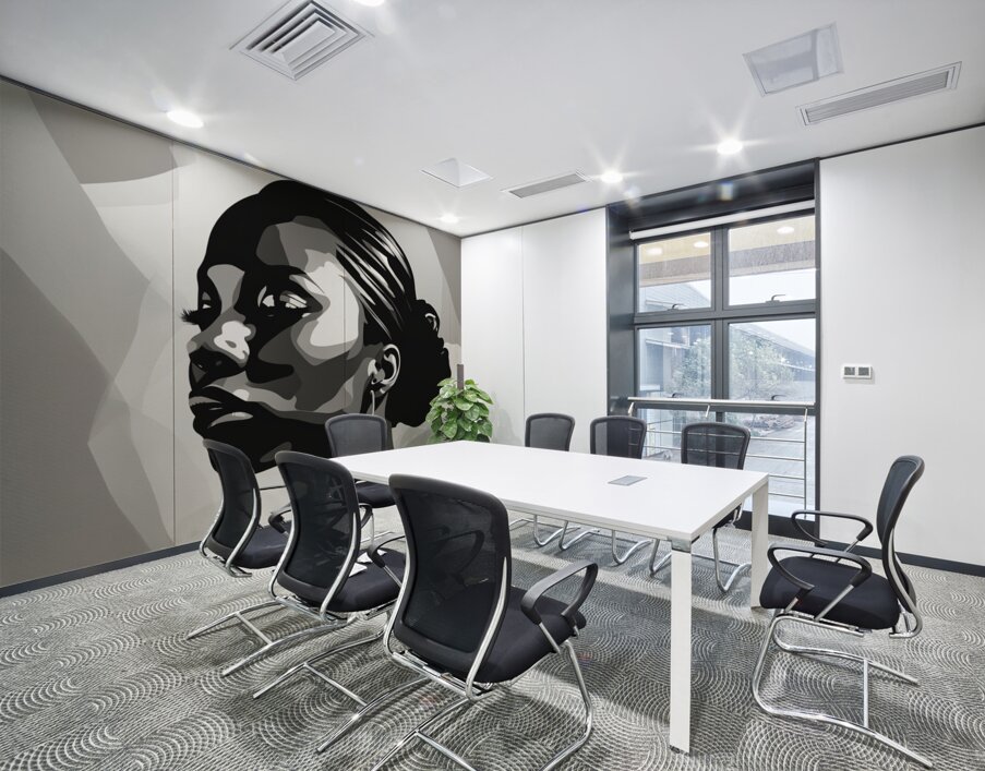 Silhouette of Strength Collection 1 - The Artful Mane 6 Wall Printing