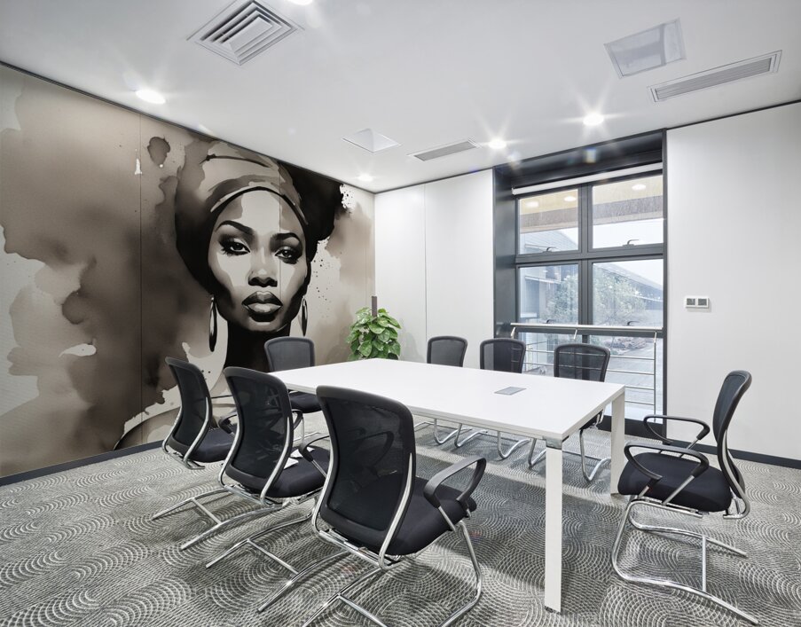 Silhouette of Strength Collection 1 - The Artful Mane 16 Wall Printing