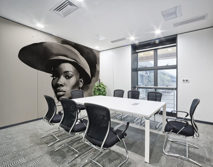 Silhouette of Strength Collection 1 - The Artful Mane 17 Wall Printing