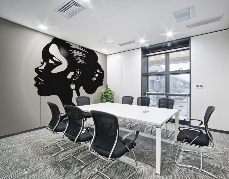 Silhouette of Strength Collection 1 - The Artful Mane 20 Wall Printing