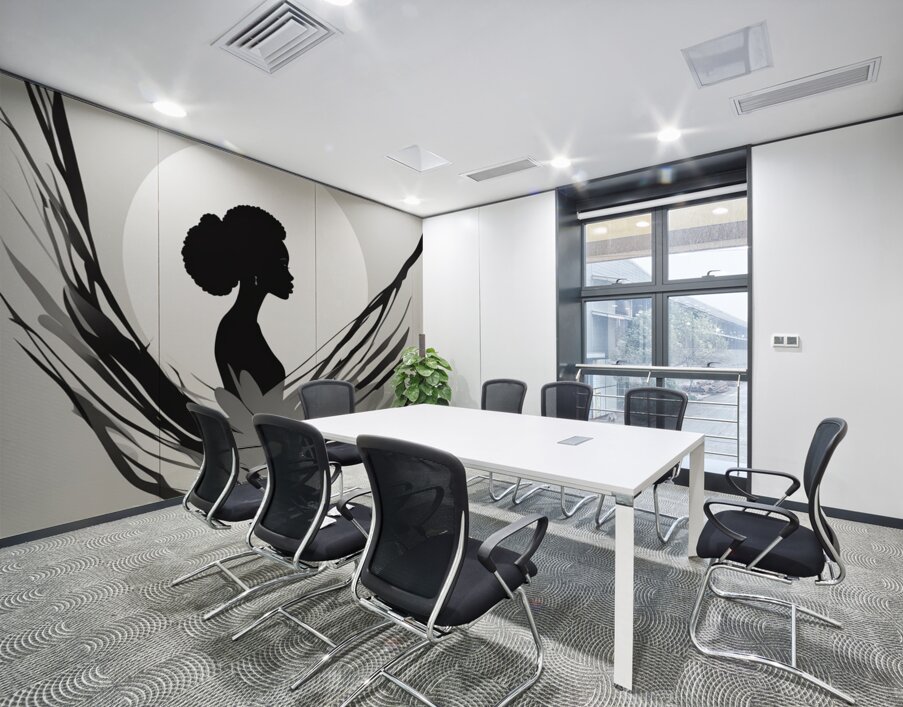 Silhouette of Strength Collection 1 - The Artful Mane 23 Wall Printing