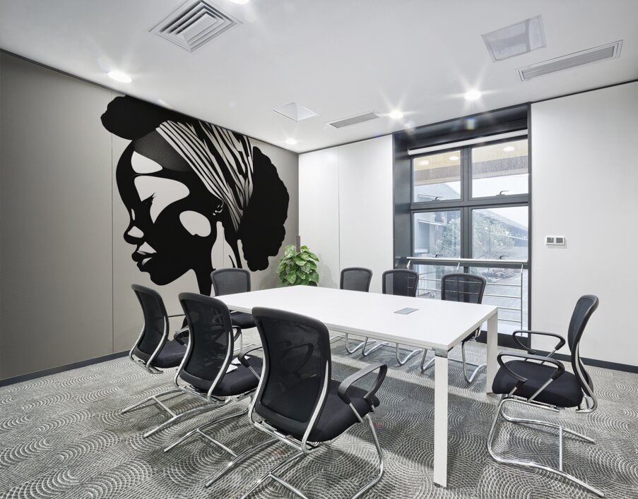 Silhouette of Strength Collection 1 - The Artful Mane 26 Wall Printing