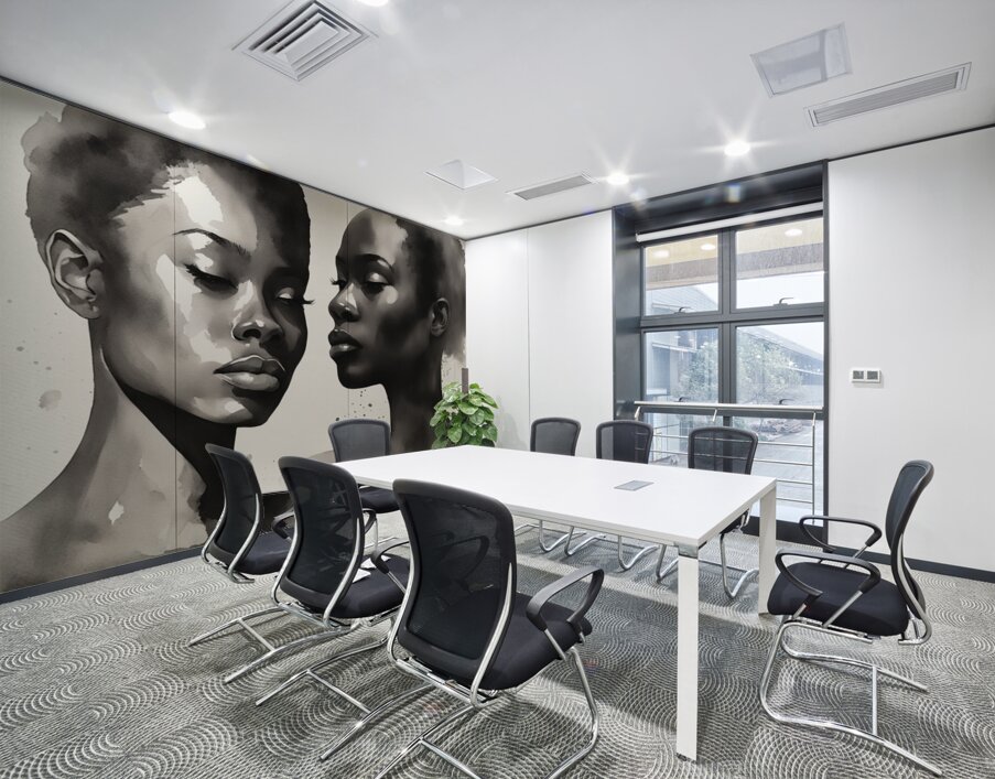 Silhouette of Strength Collection 1 - The Artful Mane 28 Wall Printing