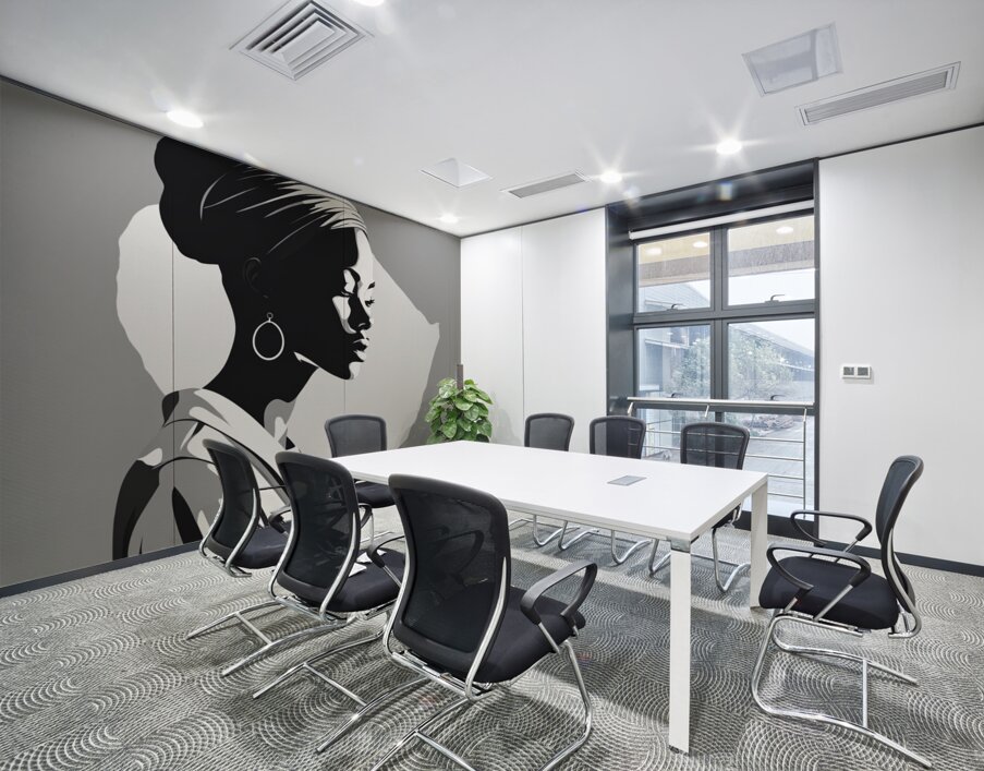 Silhouette of Strength Collection 1 - The Artful Mane 33 Wall Printing