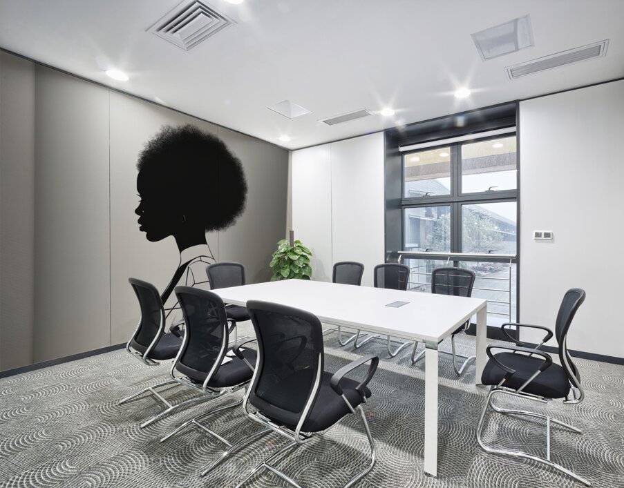 Silhouette of Strength Collection 1 - The Artful Mane 34 Wall Printing