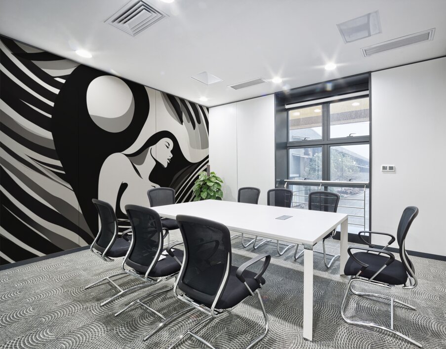 Silhouette of Strength Collection 1 - The Artful Mane 38 Wall Printing